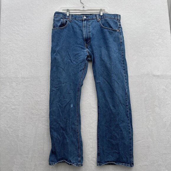Levis 517 Jeans Mens 38x30 (36x29) Blue Medium Wash Bootcut Western Rodeo Cowboy - Picture 1 of 12